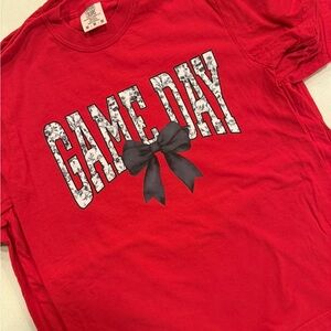 Comfort Colors Red 'Game Day' Tee